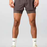 Chase The Horizon 2-in-1 Short - Brown