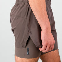 Chase The Horizon 2-in-1 Short - Brown