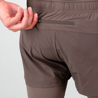 Chase The Horizon 2-in-1 Short - Brown