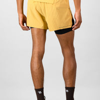 Venture Men's 2-in-1 Run Short - Amber