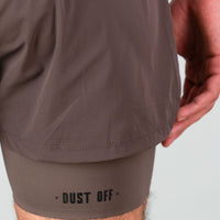 Chase The Horizon 2-in-1 Short - Brown