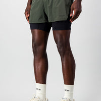 Energy 2-in- 1 Short - Forest Green