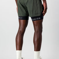 Energy 2-in- 1 Short - Forest Green
