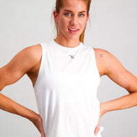 Essential Madison Tank - White
