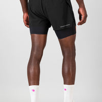 SprintRacer Men's 2-in-1 Pro Short - Black