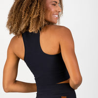 Stile Di Vita Rib Supportive Tank - Black