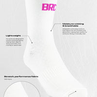 BRC Pro Sock - White & Pink